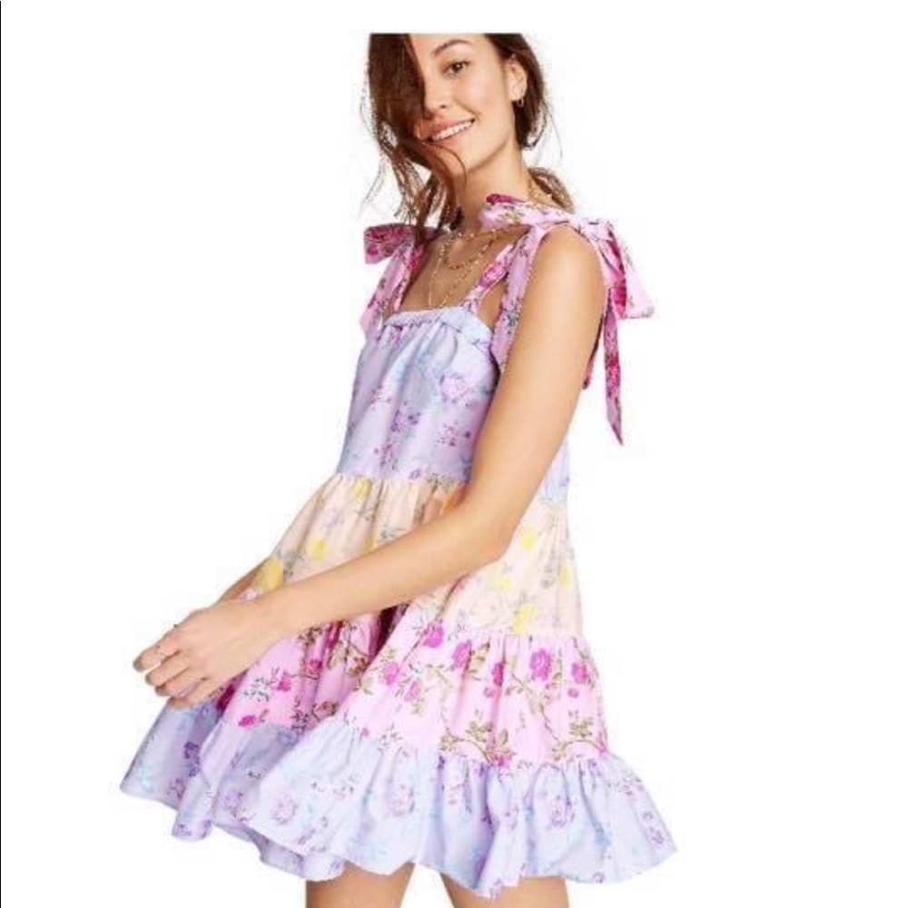 Loveshackfancy x target Jeanne tie strap dress XS